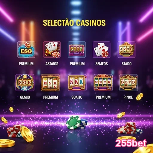 Imagem de jogos de cassino no 255bet, o site de apostas, apresentando opções de entretenimento e apostas online.